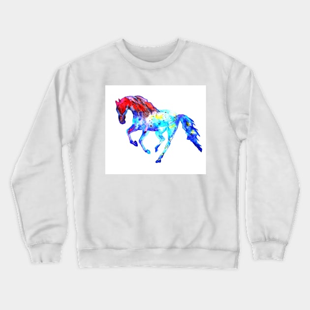 Horse Crewneck Sweatshirt by Luba_Ost